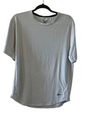 Reebok Men’s Light Gray Crew Neck Short Sleeve Tee